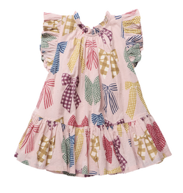 PINK CHICKEN Girls Harper Dress - Patterned Bows