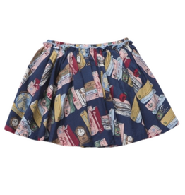 PINK CHICKEN Girls Gianna Skirt - Bookshelf