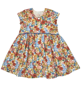 PINK CHICKEN Girls Fatima Dress - Watercolor Meadow