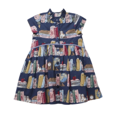 PINK CHICKEN Girls Fatima Dress - Bookshelf