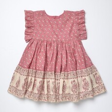 PINK CHICKEN Girls Kit Dress - Small Paisley