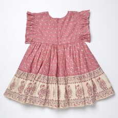 PINK CHICKEN Girls Kit Dress - Small Paisley