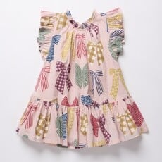 PINK CHICKEN Girls Harper Dress - Patterned Bows