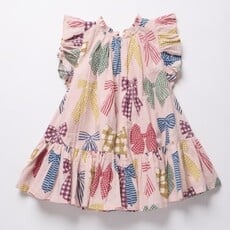 PINK CHICKEN Girls Harper Dress - Patterned Bows