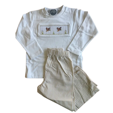 CAPE POINT Boy's LS Pant Set-Mallards