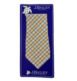 BAILEY BOYS LONG TIE-PECAN PLAID