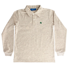J.BAILEY LS HARRY  POLO - OATMEAL