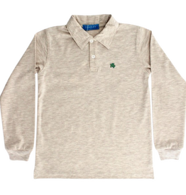 J.BAILEY LS HARRY  POLO - OATMEAL