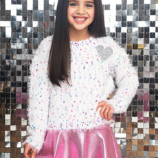 MIA NEW YORK Multi Color Candy Sweater