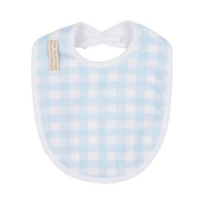 THE BEAUFORT BONNET COMPANY BURP ME BIB - Buckhead Blue Gingham
