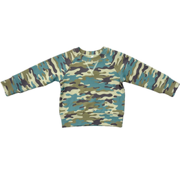 BABYSPROUTS Boy's Raglan Sweatshirt Camouflage