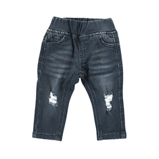 BABYSPROUTS Boy's Slim Denim Jean Black