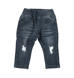 BABYSPROUTS Boy's Slim Denim Jean Black
