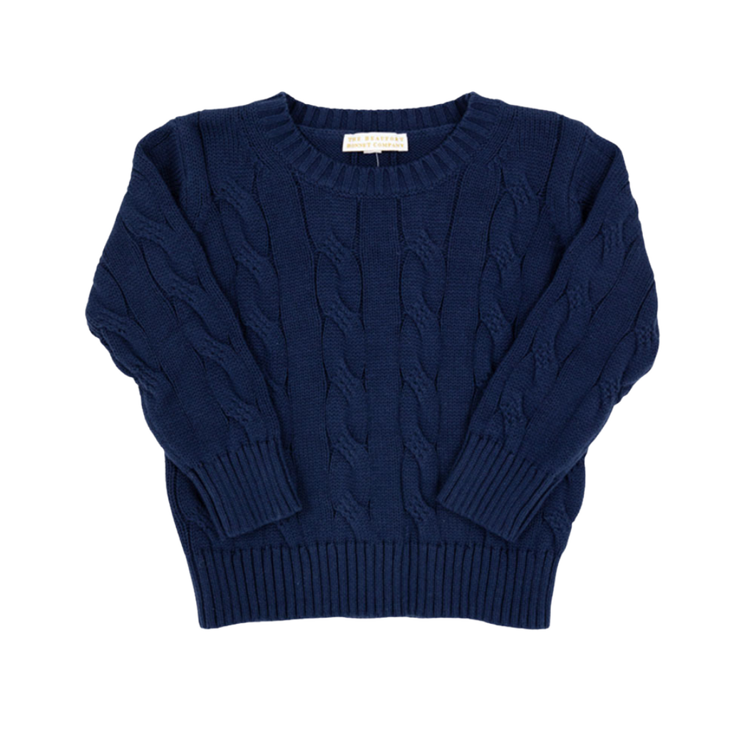 THE BEAUFORT BONNET COMPANY CRAWFORD CREWNECK Nantucket Navy
