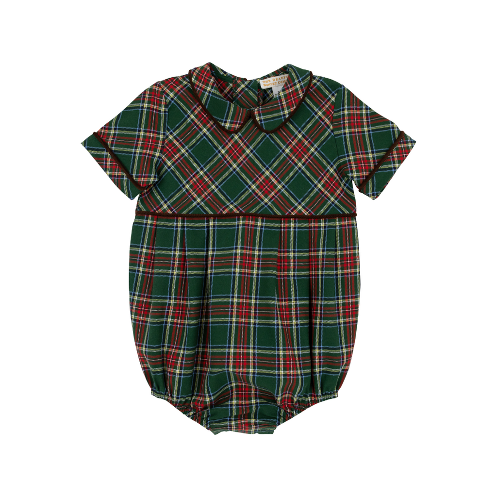 THE BEAUFORT BONNET COMPANY BRADFORD BUBBLE-TWILL Pinehill Plaid/Chelsea Chocolate