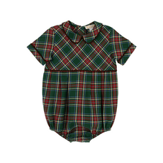 THE BEAUFORT BONNET COMPANY BRADFORD BUBBLE-TWILL Pinehill Plaid/Chelsea Chocolate