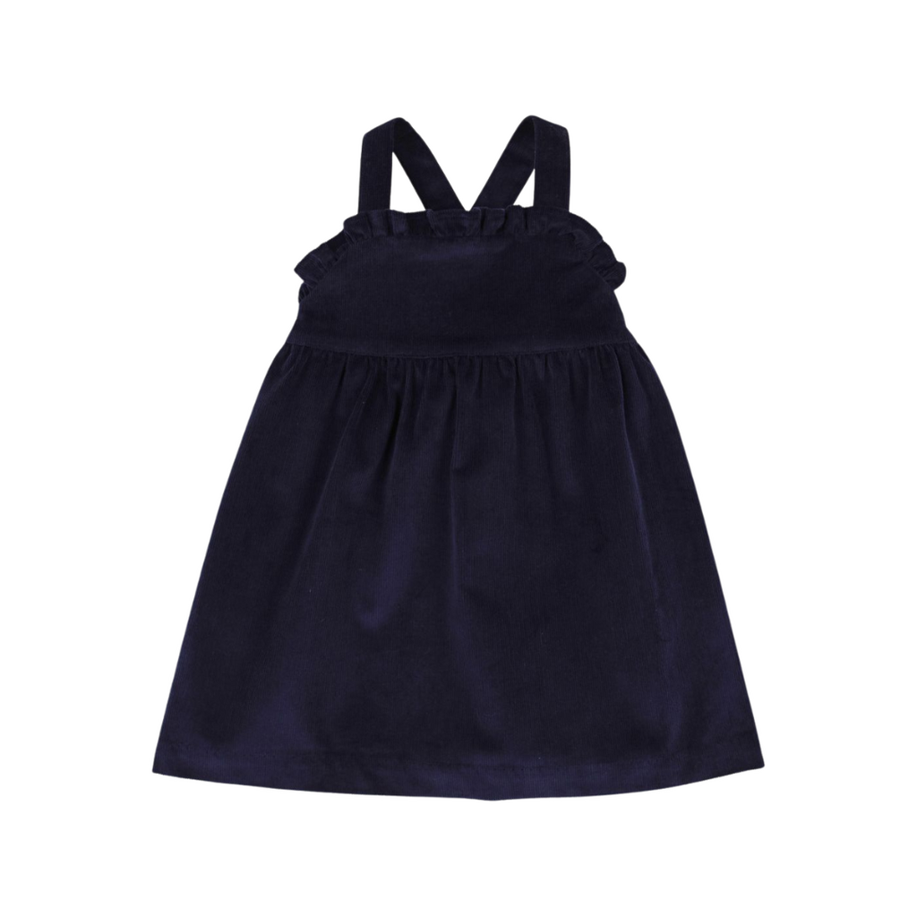 THE BEAUFORT BONNET COMPANY MACY DREW DRESS-CORDUROY  Nantucket Navy