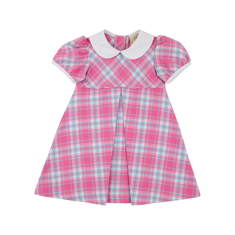 THE BEAUFORT BONNET COMPANY PRINCESS PLEAT DRESS Brenton Point Plaid