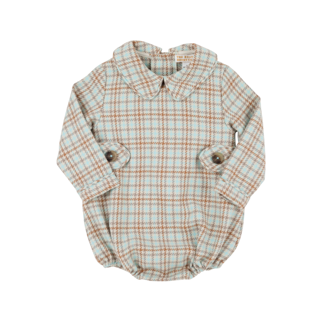 THE BEAUFORT BONNET COMPANY LS BRENTLEY BUBBLE Henry Clay Houndstooth Edisto Egg Blue