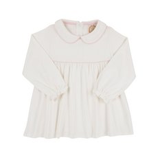 THE BEAUFORT BONNET COMPANY MAUDE'S A LINE TOP Palmetto Pearl/Palm Beach Pink