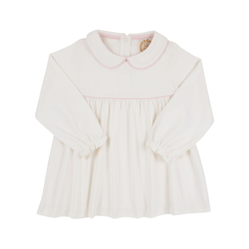 THE BEAUFORT BONNET COMPANY MAUDE'S A LINE TOP Palmetto Pearl/Palm Beach Pink