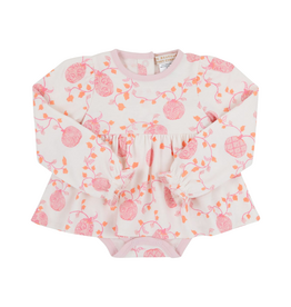 THE BEAUFORT BONNET COMPANY LS DAISY DIAPER COVER DRESS Gourd-geous