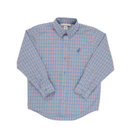 THE BEAUFORT BONNET COMPANY DEANS LIST DRESS SHIRT Wheaton Windowpane/Nantucket Navy