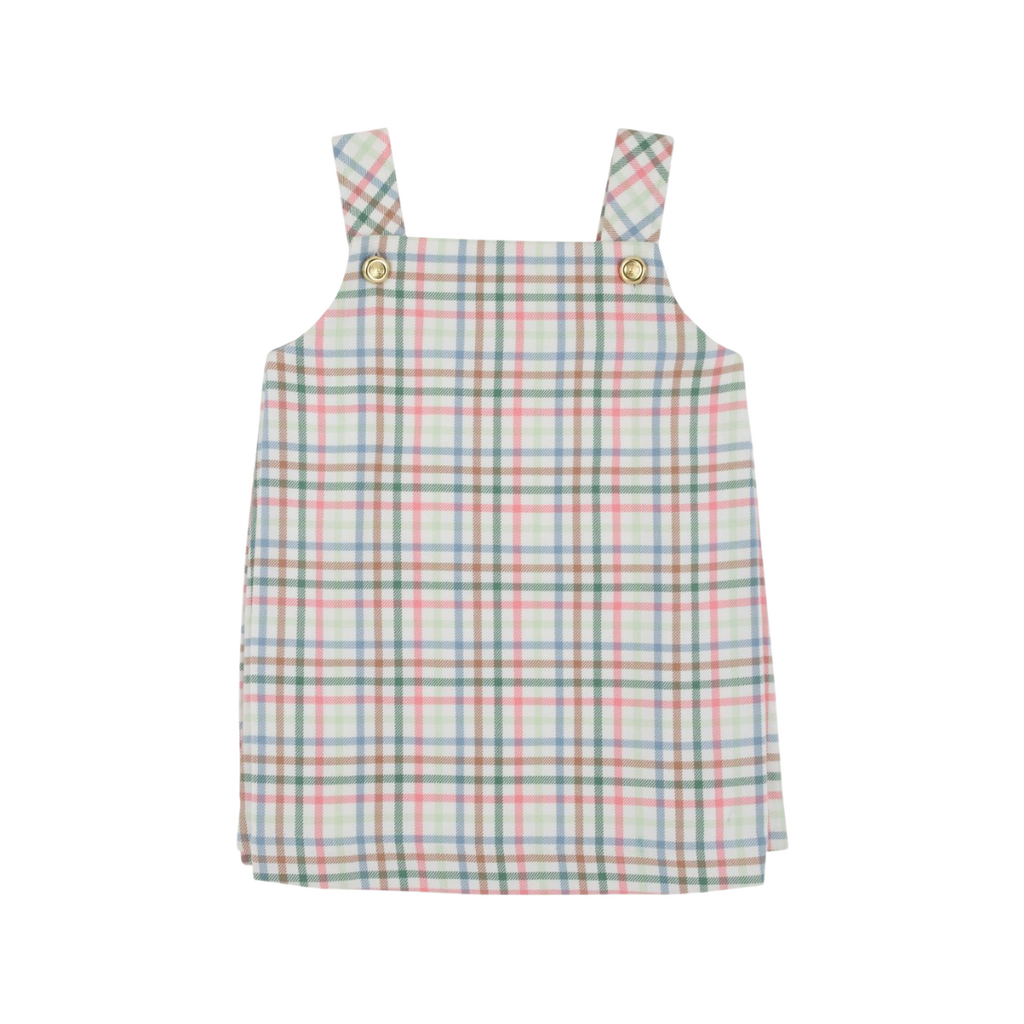 THE BEAUFORT BONNET COMPANY PLEATED GINNY JUMPER Manalapan Plaid