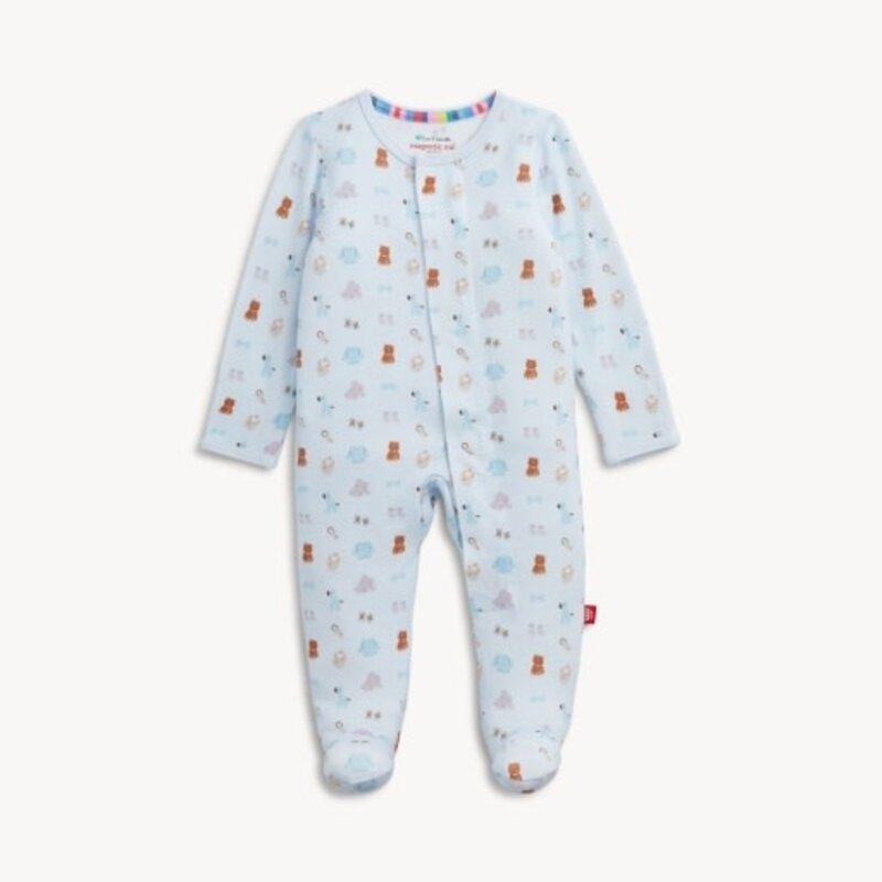 Magnetic  Me NURSERY NOSTALGIA BLUE MODAL FOOTIE