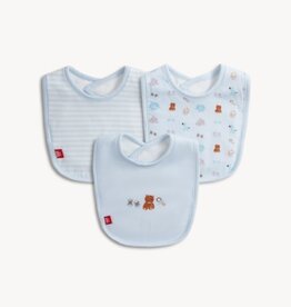 Magnetic  Me NURSERY NOSTALGIA BLUE MODAL BIB 3-PACK