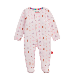 Magnetic  Me NURSERY NOSTALGIA PINK MODAL FOOTIE
