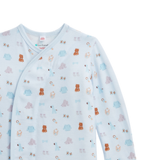 Magnetic  Me NURSERY NOSTALGIA BLUE MODAL GOWN + HAT SET