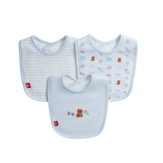 Magnetic  Me NURSERY NOSTALGIA BLUE MODAL BIB 3-PACK