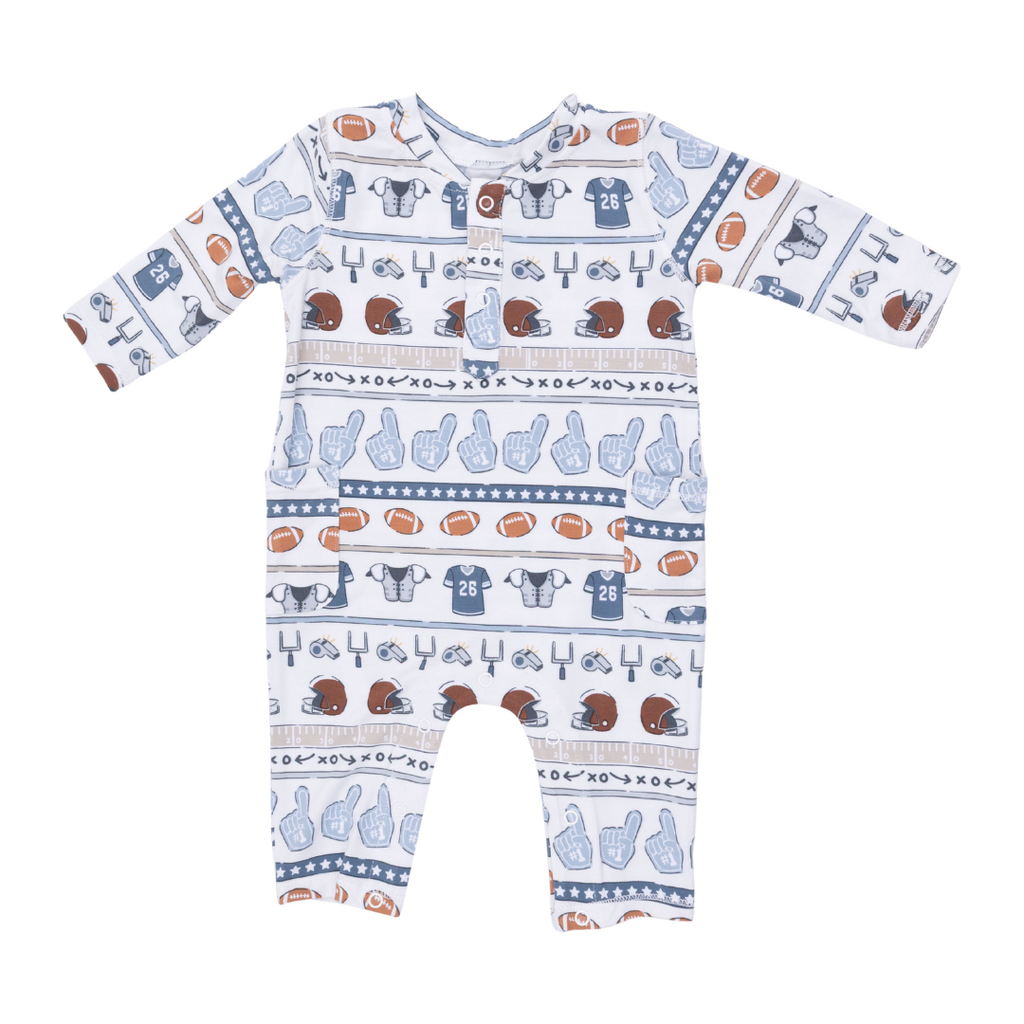ANGEL DEAR Football Stripe - Uni Romper