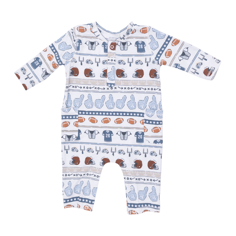 ANGEL DEAR Football Stripe - Uni Romper