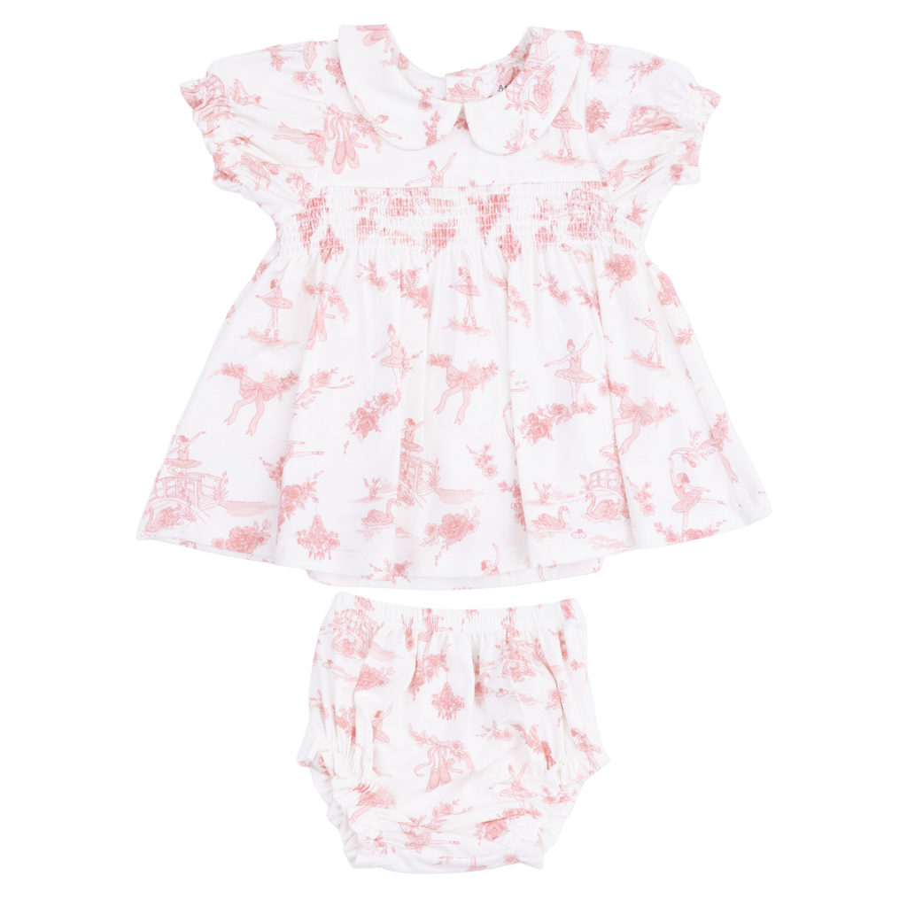 ANGEL DEAR Ballet Toile - Smocked Dress Set