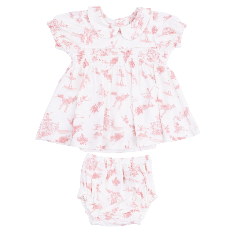 ANGEL DEAR Ballet Toile - Smocked Dress Set