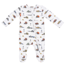 ANGEL DEAR Farm Machines - 2 Way Zipper Footie