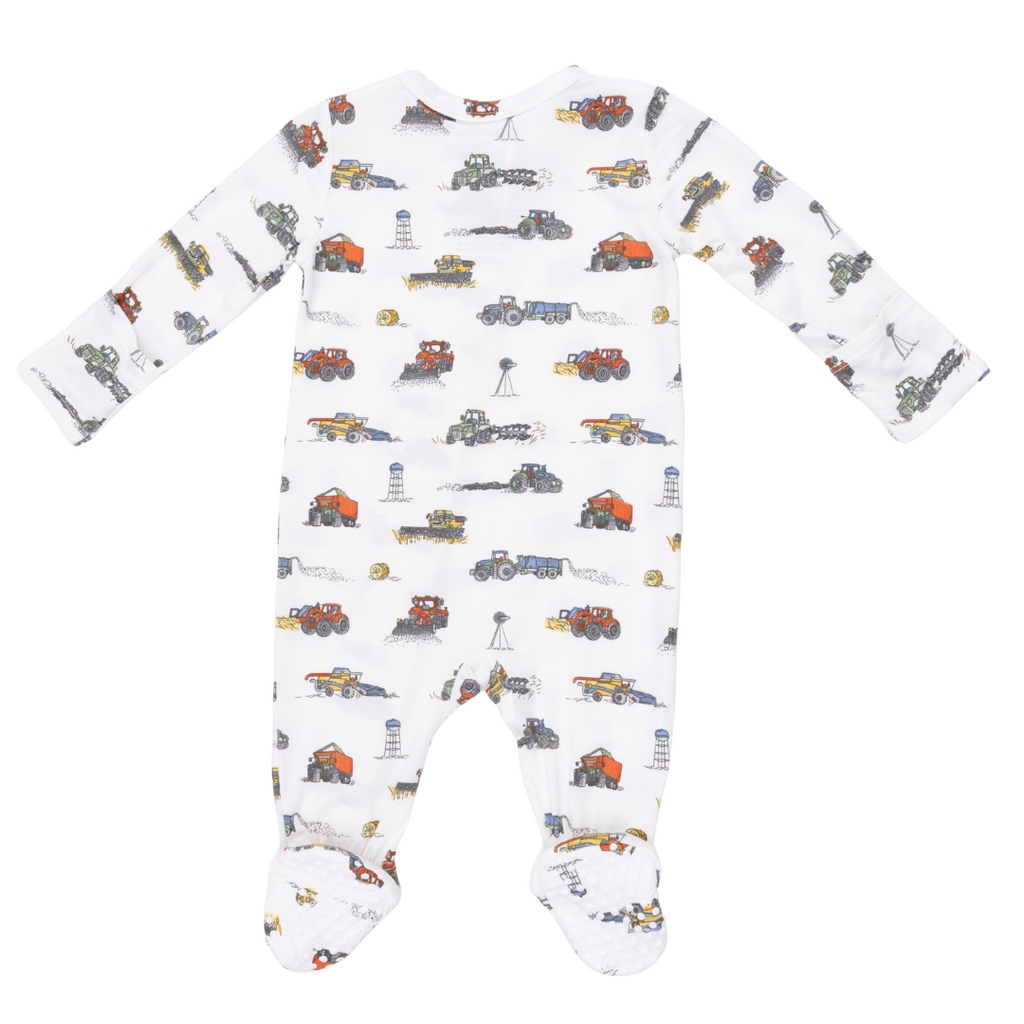 ANGEL DEAR Farm Machines - 2 Way Zipper Footie