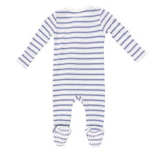 ANGEL DEAR Vintage Stripe Blue - 2 Way Zipper Footie