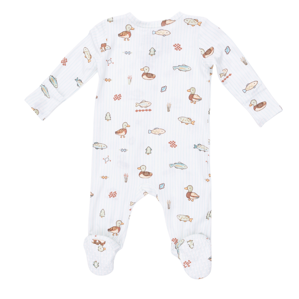 ANGEL DEAR Lake Cuties - 2 Way Zipper Footie