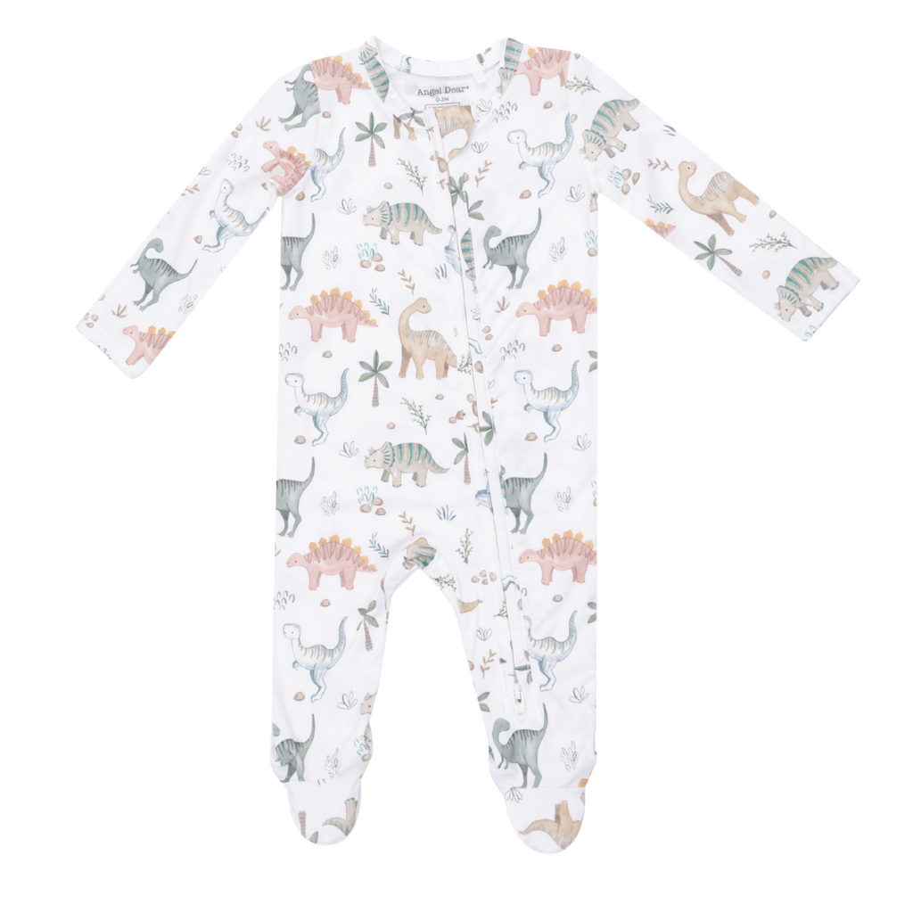 ANGEL DEAR Sweet Baby Dinos - 2 Way Zipper Footie