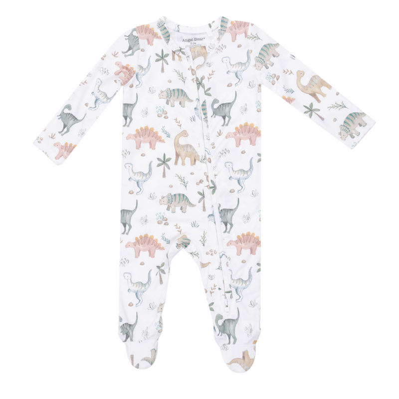 ANGEL DEAR Sweet Baby Dinos - 2 Way Zipper Footie
