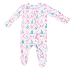 ANGEL DEAR Bow Trellis Tree - 2 Way Ruffle Back Zipper Footie