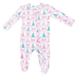 ANGEL DEAR Bow Trellis Tree - 2 Way Ruffle Back Zipper Footie