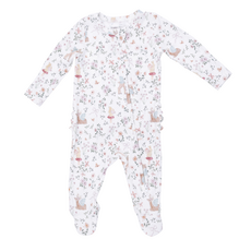 ANGEL DEAR Enchanted Woodland - 2 Way Ruffle Back Zipper Footie