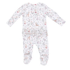 ANGEL DEAR Enchanted Woodland - 2 Way Ruffle Back Zipper Footie
