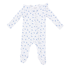ANGEL DEAR Joli Rosette - 2 Way Ruffle Sleeve Zipper Footie