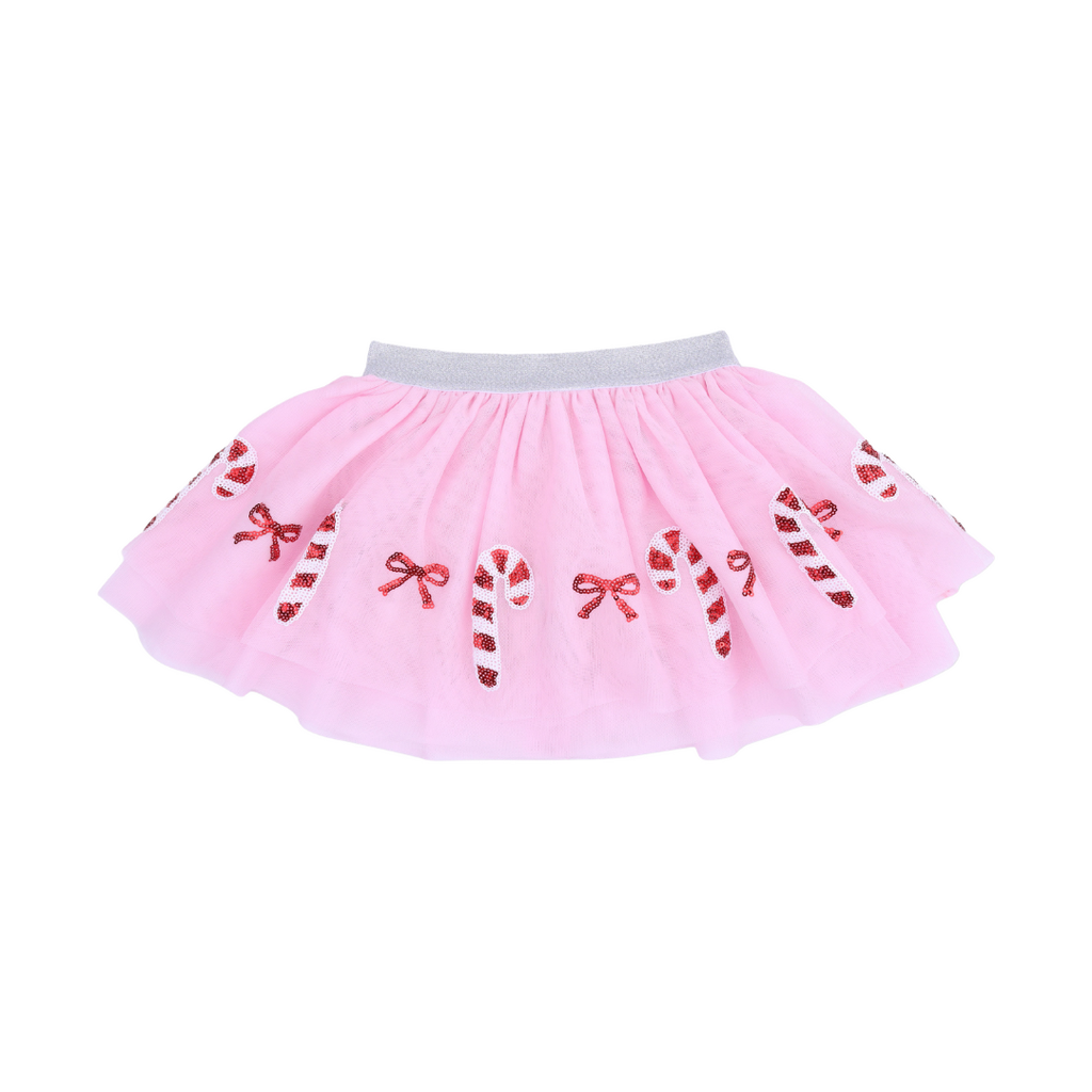 ANGEL DEAR Candy Canes - Tutu Skirt With Bike Shorts