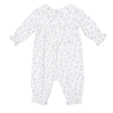 ANGEL DEAR Rose Briar - Smocked Long Sleeve Romper